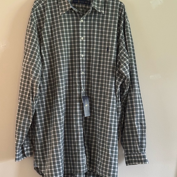 Ralph Lauren Green Casual Button Down Shirt - Picture 1 of 12